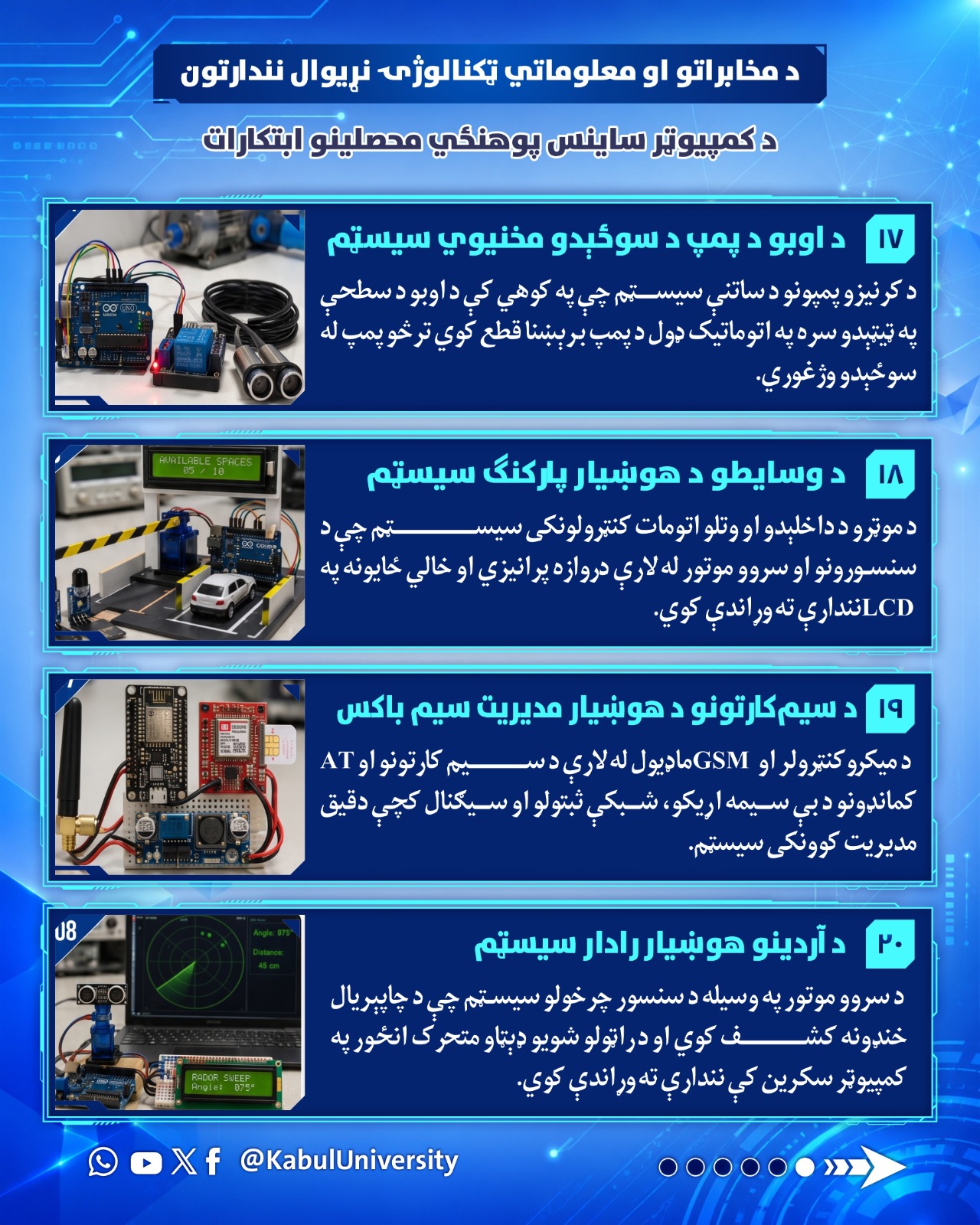 د محصلينو لخوا د وړاندې شوو نوښتونو لړئ _ ٦