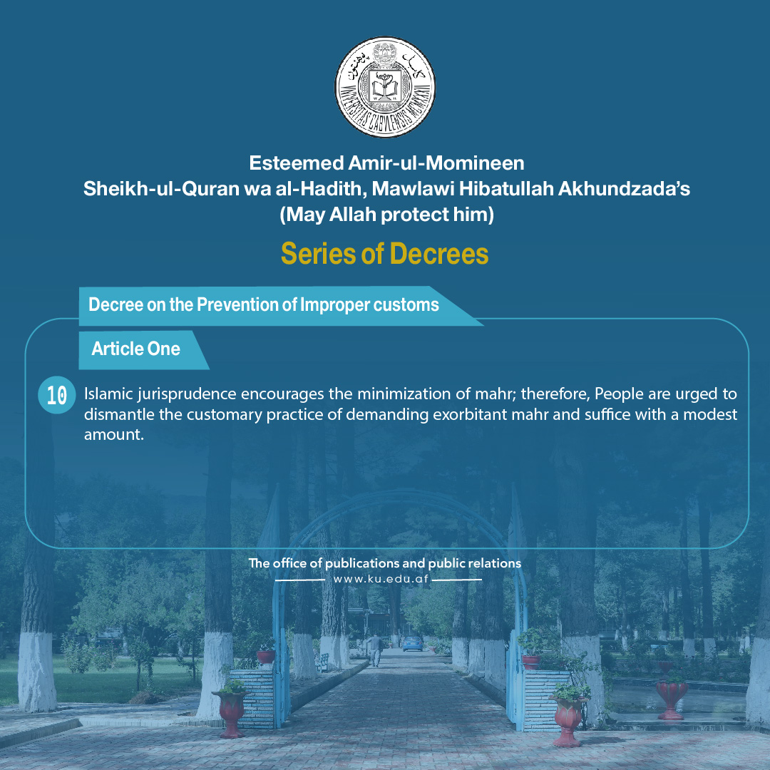 Decree on the Prevention of Improper Customs: Article 1, Paragraph 10