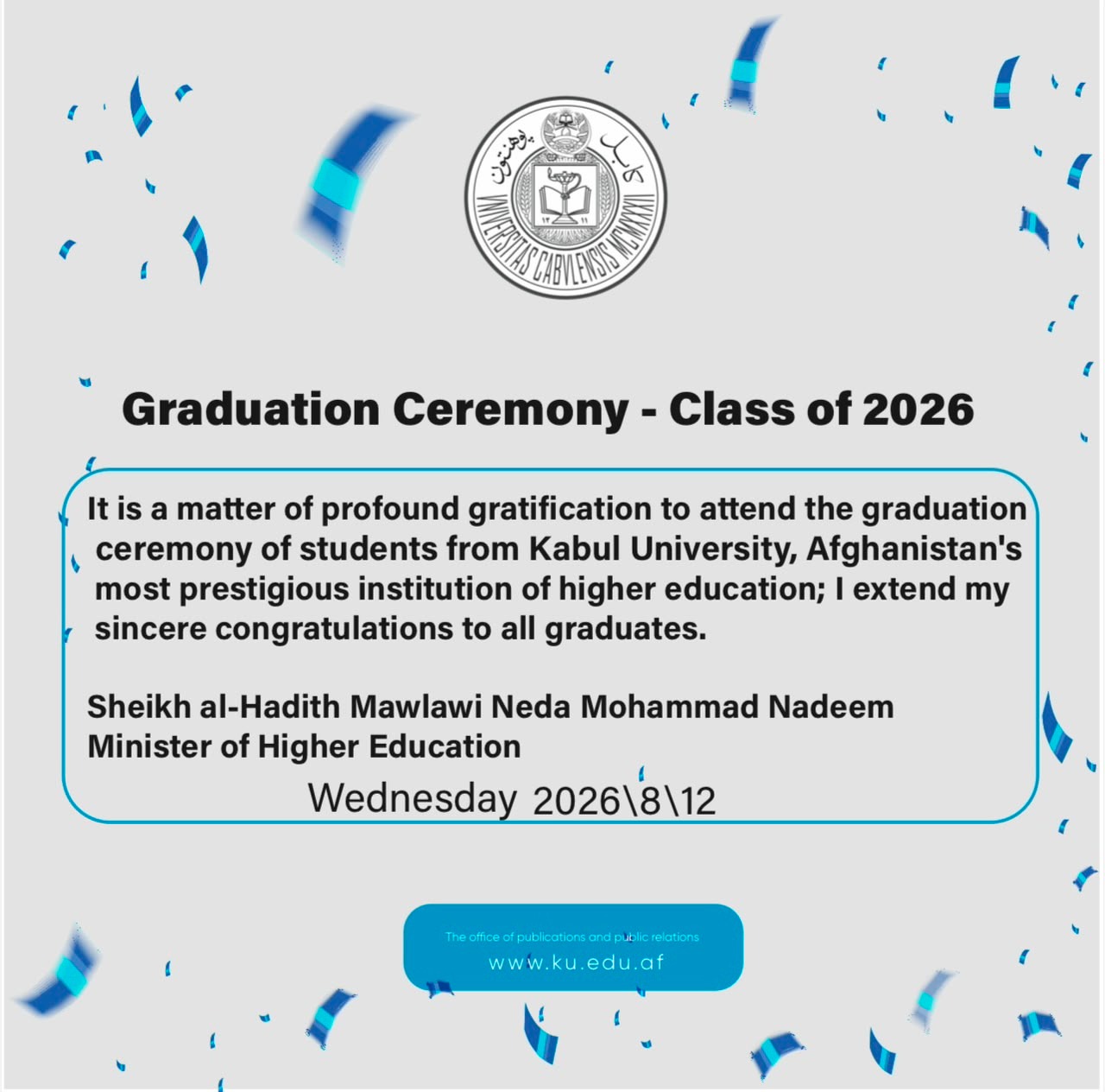 Graduation Ceremony - Class of 2026