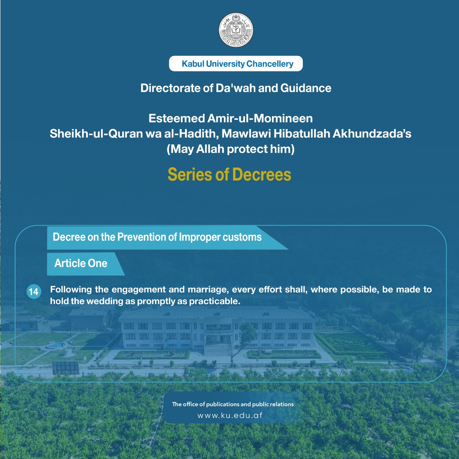 Decree on the Prevention of Improper Customs: Article 1, Paragraph 14